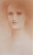 Fernand Khnopff Portrait of a Woman oil painting reproduction